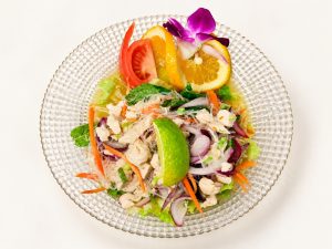 14. Salade de Vermicelles épicées (au poulet / porc / crevettes) 泰式粉丝沙拉