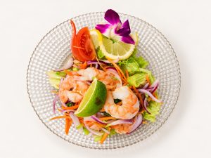 16. Salade de Crevettes à la Citronnelle 泰式虾沙拉