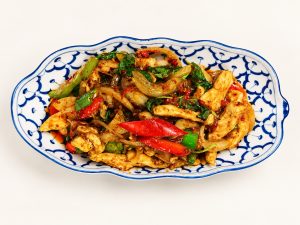 42. Emincé de Poulet Sauté aux Piments Frais 辣子鸡