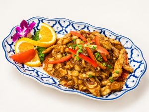 44. Emincé de Poulet au lait de Coco et Curry Matsaman 玛莎曼鸡肉