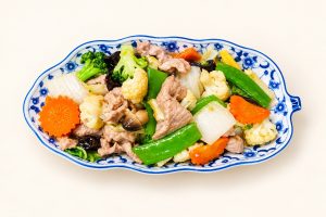 54. Émincé de Porc Sauté aux Légumes Frais 猪肉杂菜