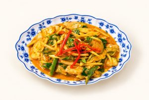 66. Filet de Lotte au Curry et Feuille de Citronnelle 红咖喱香茅鱼