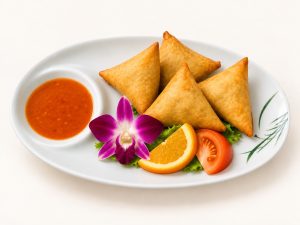 04c.☘️ Samoussa Végétarien Vegan (4 Pièces) 炸咖喱角