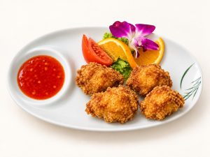 08c. Poulet Panée Croustillant (4 Pièces) 香酥鸡块