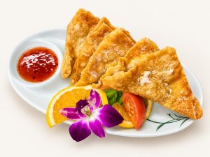 09. Raviolis de Crevettes Frites (5 Pièces) 炸云吞